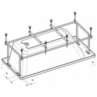 Монтажный комплект Roca BeCool (ZRU9302786) 180