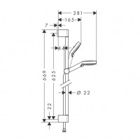 Набор для ванны Hansgrohe Logis E (SetLogisE100C)