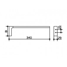 Полотенцедержатель Keuco Edition 11 (11122 010000) 34 см