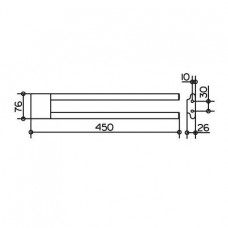 Полотенцедержатель Keuco Edition 400 (11518 010000) (45 см)