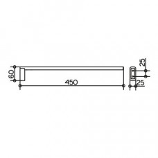 Полотенцедержатель Keuco Edition 400 (11520 010000) (45 см)