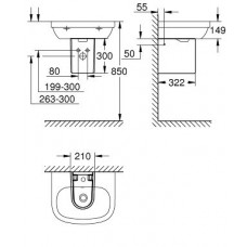 Полупьедестал Grohe Euro Ceramic (39201000)