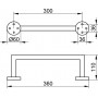Поручень Keuco Edition 90 (19007010000) (36 см)