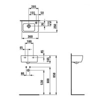 Раковина Laufen Pro (8.1695.5.000.106.1) (36 см)