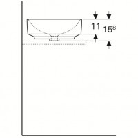 Раковина накладная Geberit VariForm (500.768.01.2) (40 см)