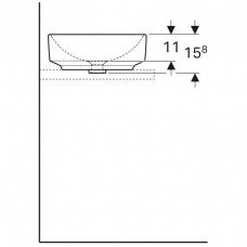 Раковина накладная Geberit VariForm (500.768.01.2) (40 см)