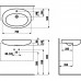 Раковина накладная Laufen Alessi One (8.1397.2.400.104.1) (75 см)
