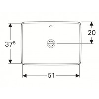 Раковина встраиваемая Geberit VariForm (500.736.01.2) (55 см)