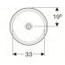 Раковина встраиваемая Geberit VariForm (500.746.01.2) (33 см)