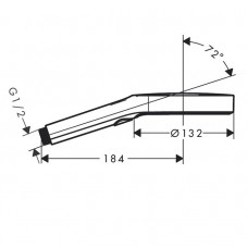 Ручной душ Hansgrohe Rainfinity 130 3jet (26864000) хром