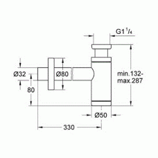 Сифон для раковины Grohe (28912000)