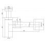 Сифон для раковины Timo (959/03L) черный