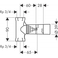 Скрытая часть Hansgrohe (15970180)