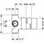 Скрытая часть Hansgrohe Quattro (15930180)