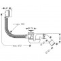 Слив-перелив для ванны Hansgrohe Flexaplus (58150000)