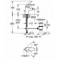 Смеситель для биде Grohe Eurostyle New (23720003)