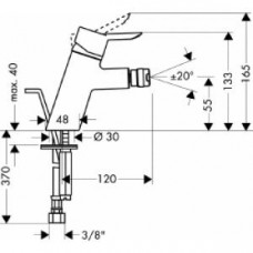 Смеситель для биде Hansgrohe Focus S (31721000)