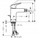 Смеситель для биде Hansgrohe Logis 100 (71200000)