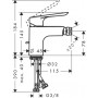 Смеситель для биде Hansgrohe Logis E (71232000)