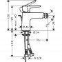 Смеситель для биде Hansgrohe Talis E (71720000)