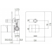 Смеситель для душа Bossini (Z00063.030) скрытого монтажа