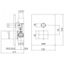 Смеситель для душа Bossini (Z00063.030) скрытого монтажа