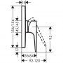Смеситель для душа Hansgrohe Metropol Lever (32565000) скрытого монтажа