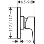 Смеситель для душа Hansgrohe Talis E (71764000) скрытого монтажа