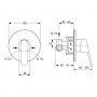 Смеситель для душа Ideal Standard Ceraplan II (A5960AA) скрытого монтажа