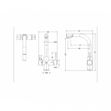 Смеситель для кухни Bravat Palace (F729261CP-RUS)