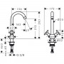 Смеситель для кухни Hansgrohe Logis Classic (71285000)