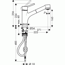 Смеситель для кухни Hansgrohe Talis S (32841000)