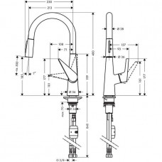 Смеситель для кухни Hansgrohe Talis S New (72813000)