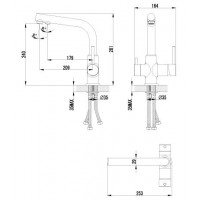 Смеситель для кухни Lemark Comfort (LM3061C)