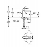 Смеситель для раковины Grohe Eurosmart Cosmopolitan (23327000)