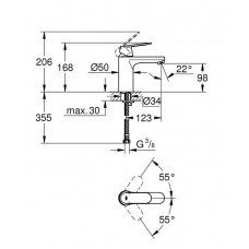 Смеситель для раковины Grohe Eurosmart Cosmopolitan (23327000)