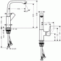 Смеситель для раковины Hansgrohe Metris (31187000)