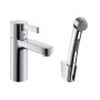 Смеситель для раковины Hansgrohe Metris S (31160000) с гигиеническим душем