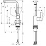 Смеситель для раковины Hansgrohe Metris S (31161000)