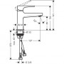 Смеситель для раковины Hansgrohe Metropol Lever 100 (32500000)