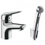 Смеситель для раковины Hansgrohe Novus 70 (71144000) с гигиеническим душем