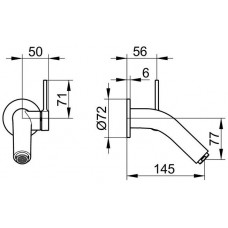 Смеситель для раковины Keuco Plan S (52916010101)