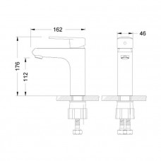 Смеситель для раковины Lemark Point (LM0306C)