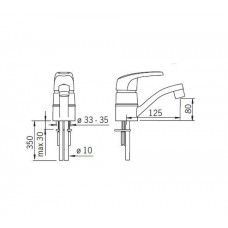 Смеситель для раковины Oras Safira New (1015F)