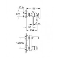 Смеситель для ванны Grohe Concetto (32211001)