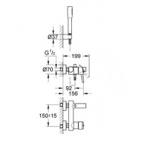 Смеситель для ванны Grohe Concetto (32212001)