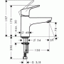 Смеситель для ванны Hansgrohe Focus E2 (31931000)