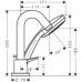 Смеситель для ванны Hansgrohe Logis (71313000)