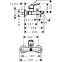 Смеситель для ванны Hansgrohe Logis Loop (71244000)