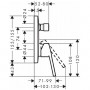 Смеситель для ванны Hansgrohe Logis Loop (71264000) скрытого монтажа